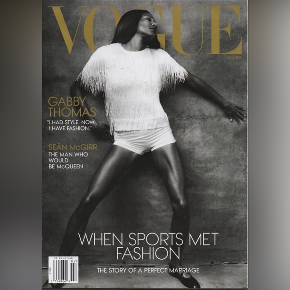 Vogue Gabby Thomas Sean McGirr McQueen Sam McKinniss Adrien Brody Winter 2025